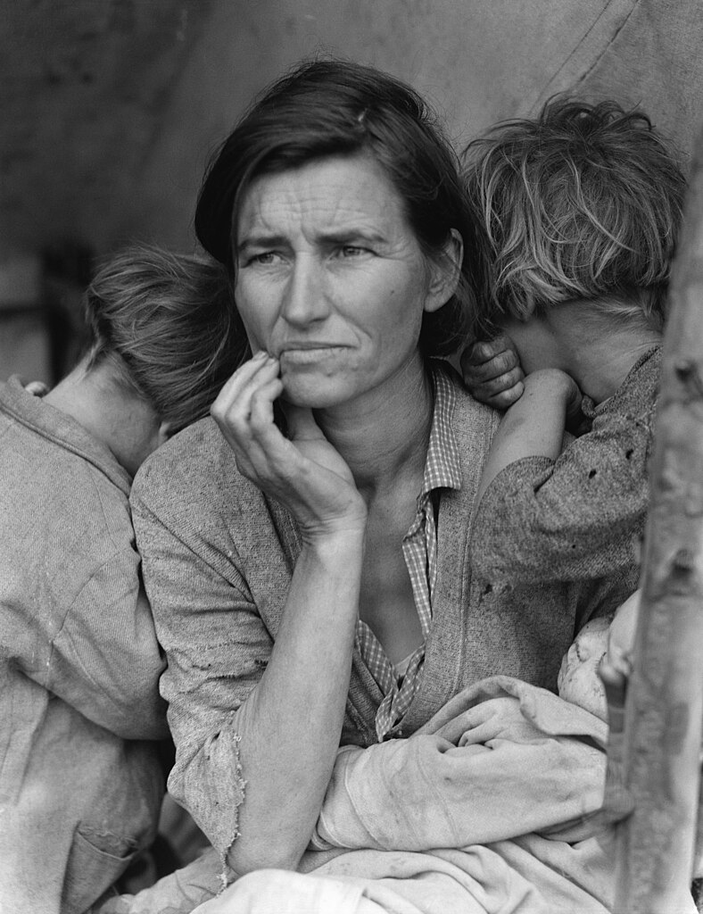 Madre migrante, Dorothea Lange, California 1936