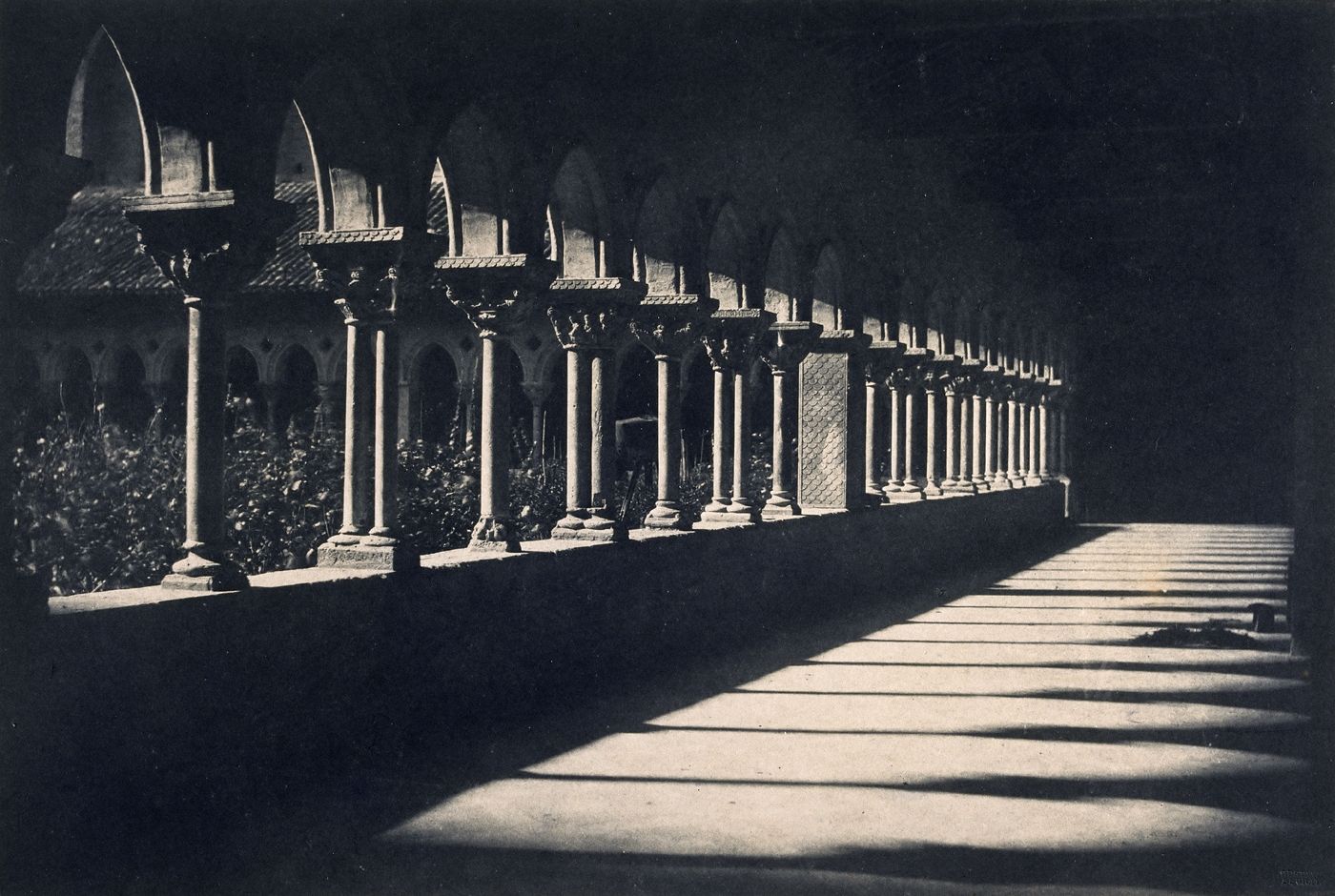 Mission héliographique, Il chiostro di Moissac, di Gustav Le Gray